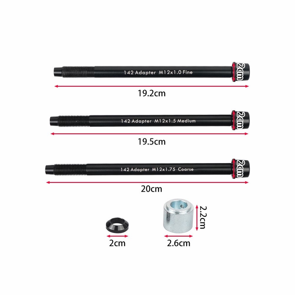Thru Axle Adapter For Bike Trainer - Adaptador de Eixo Passante em Liga