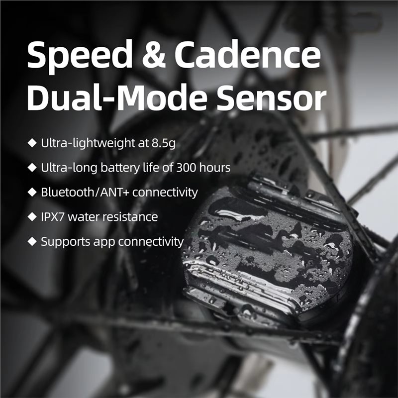 Cycling Speed Cadence Sensor Dual - Acessórios para Bicicleta 2PCS ANT+ Bluetooth