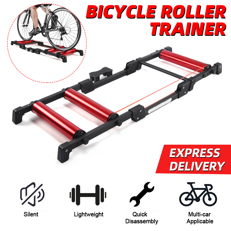 Bike Rollers Indoor Cycling Aluminum - Rolos de bicicleta exercício interno rolo