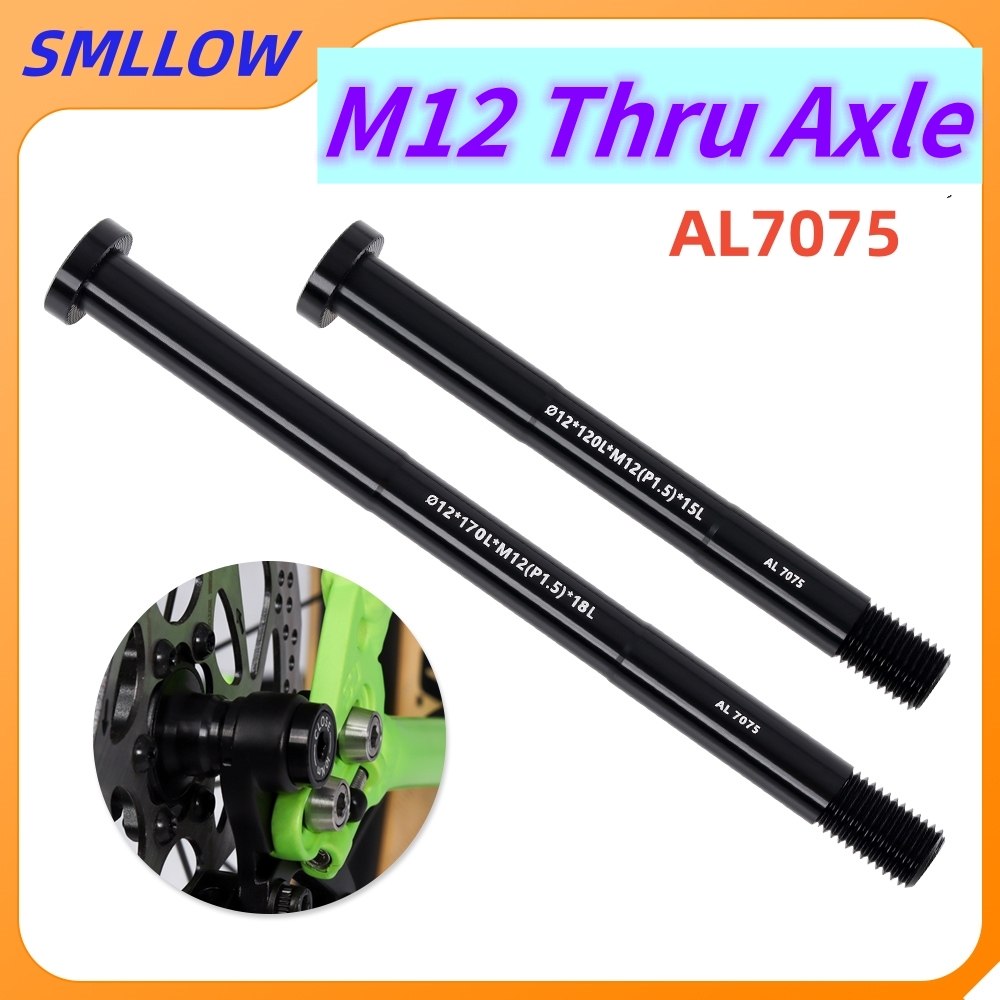 Thru Axle Adapter For Bike Trainer - Eixo Passante Smllow M12 para Bicicletas