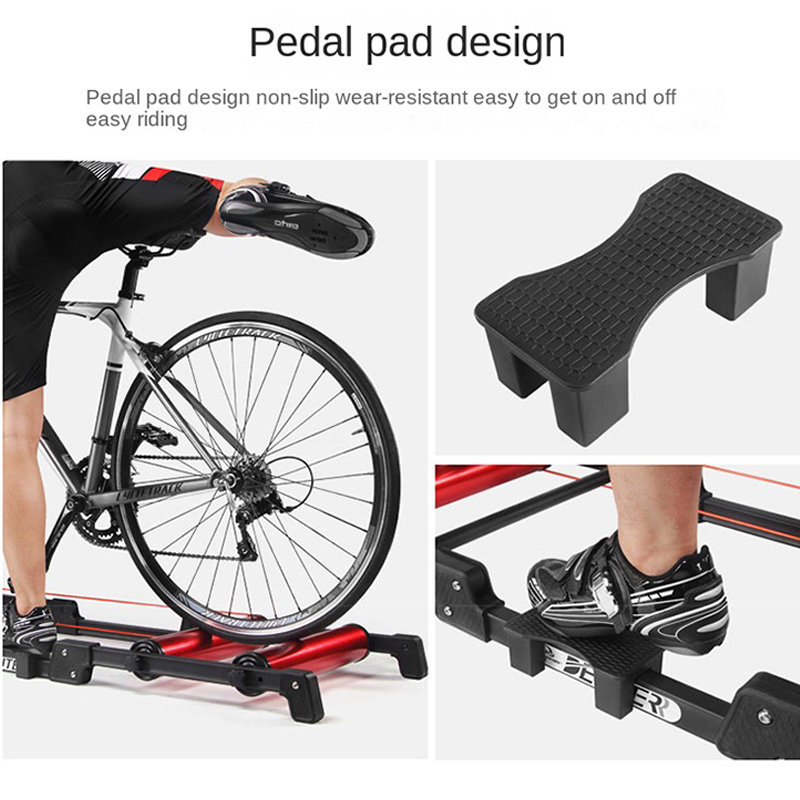 Rolos de bicicleta indoor esta - Bike Rollers Indoor Cycling Aluminum avaliação e preço