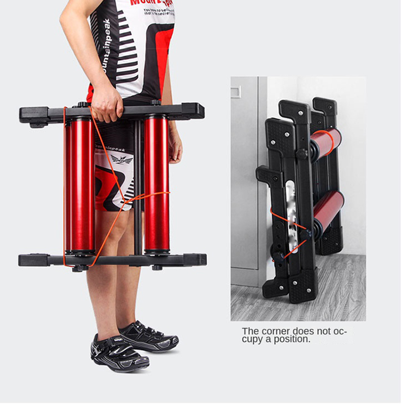 Rolos de bicicleta indoor esta - Bike Rollers Indoor Cycling Aluminum avaliação e preço