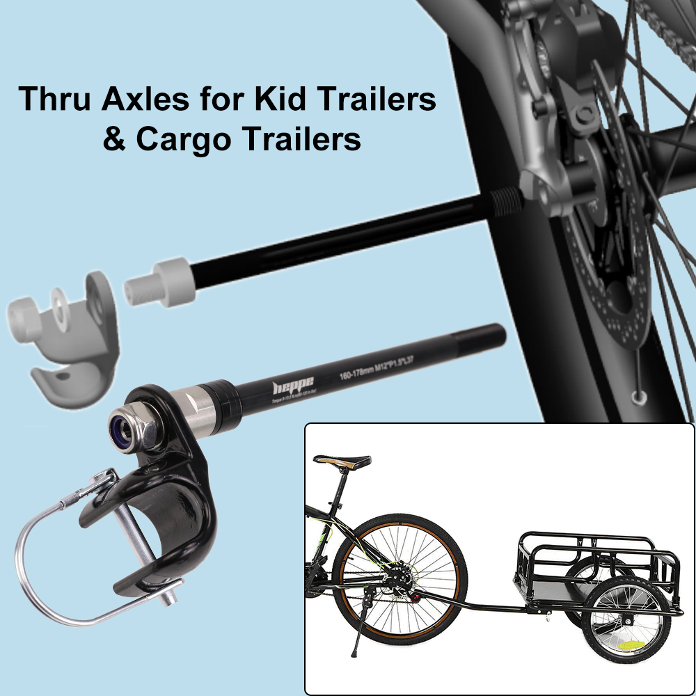 Reboque de bicicleta HEPPE atr - Thru Axle Adapter For Bike Trainer avaliação e preço