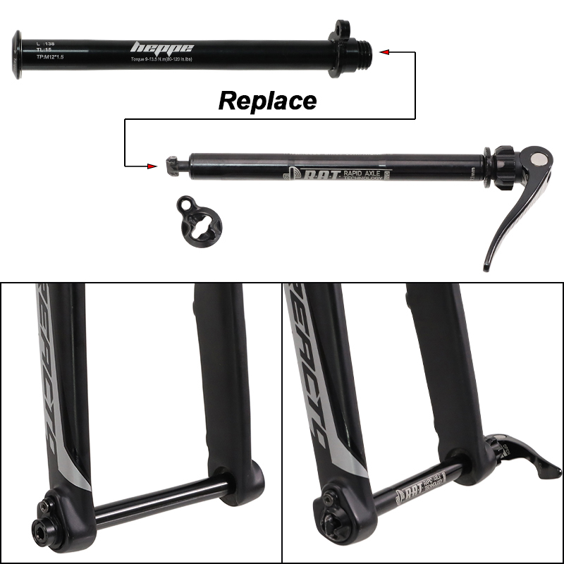 Hippe bicicleta de estrada atr - Thru Axle Adapter For Bike Trainer avaliação e preço