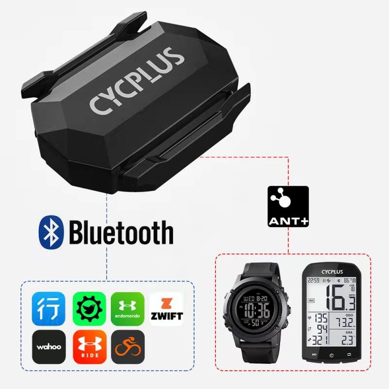 CYCPLUS-Cadência Velocidade Du - Cycling Speed Cadence Sensor Dual avaliação e preço