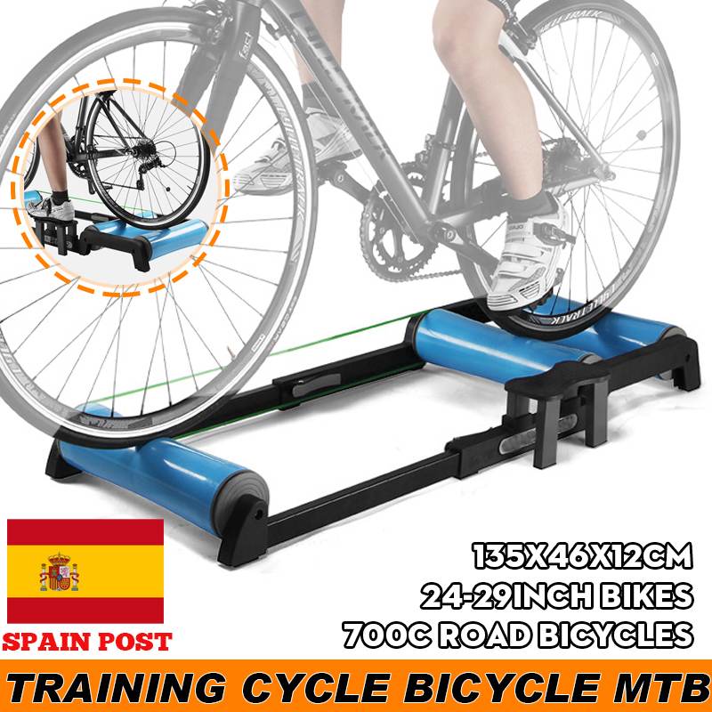 Rolos de bicicleta exercício i - Bike Rollers Indoor Cycling Aluminum avaliação e preço