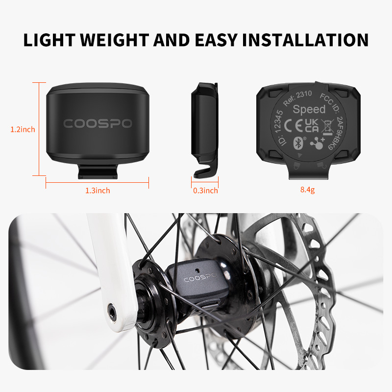 Coospo cadência de bicicleta/s - Cycling Speed Cadence Sensor Dual avaliação e preço