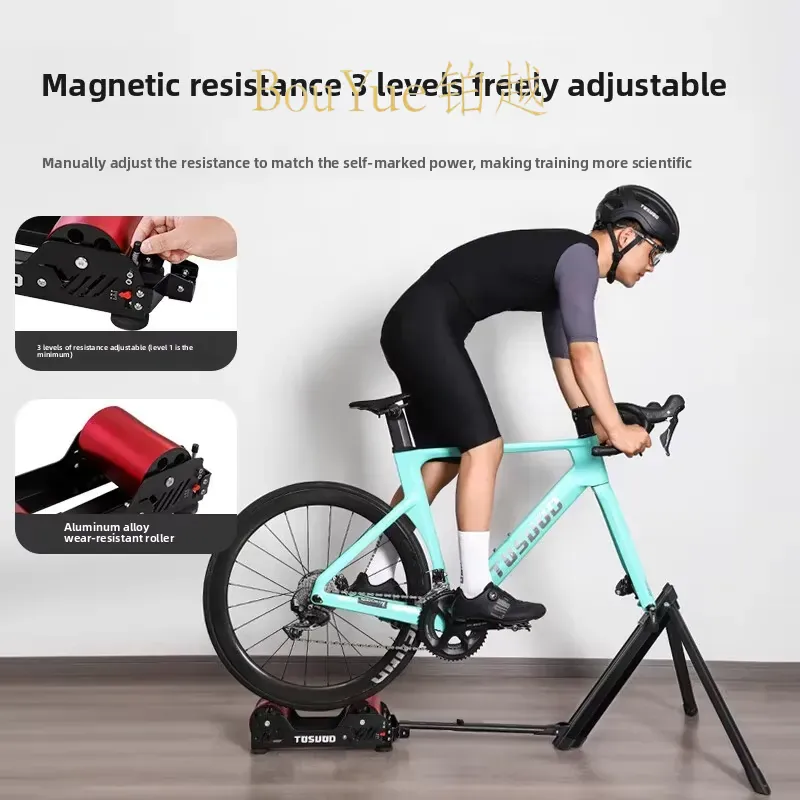 Treinador de bicicleta com rol - Bike Rollers Indoor Cycling Aluminum avaliação e preço