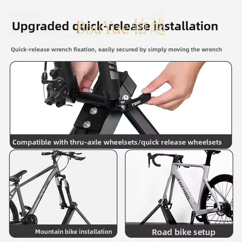 Treinador de bicicleta com rol - Bike Rollers Indoor Cycling Aluminum avaliação e preço