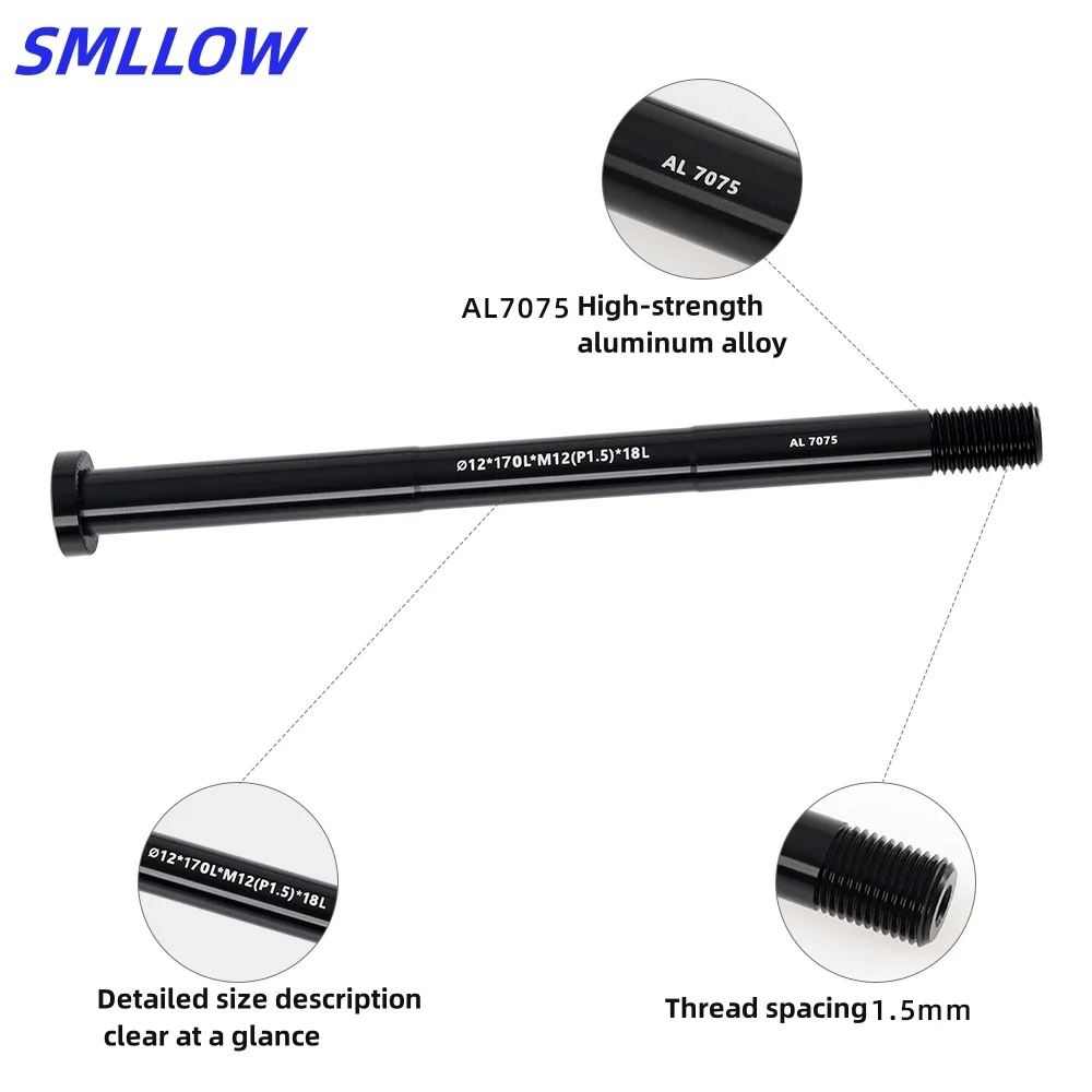 Eixo Passante Smllow M12 para  - Thru Axle Adapter For Bike Trainer avaliação e preço
